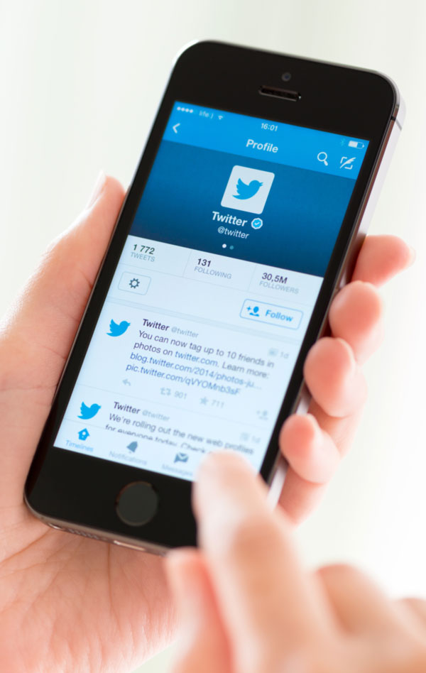 Marketing en redes sociales Teléfono red social Twitter