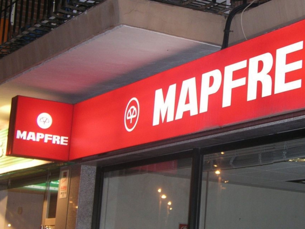 Rótulo luminoso Mapfre
